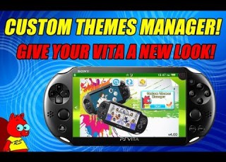 CUSTOM THEMES MANAGER GIVE YOUR VITA A NEW LOOK PS Vita 3 68 3 65 3 60