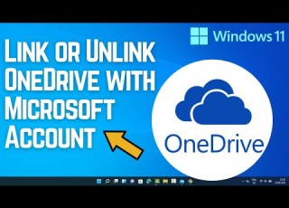  Link Or Unlink OneDrive With Microsoft Account In Windows 11