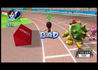 Mario Sonic At The Olympic Games Team Daisy Gets Last Place In 4x100m Relay