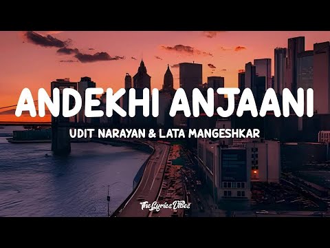 Andekhi Anjaani Lyrics Lata Mangeshkar Udit Narayan Lofi Song