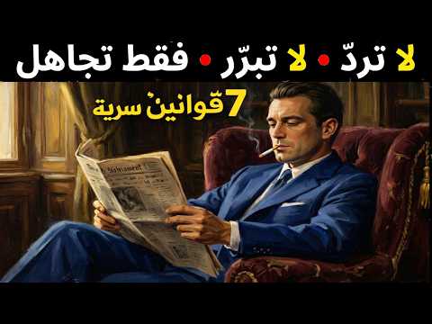 لا ترد لا تبر ر فقط تجاهل 7 قوانين سرية تجعلك غير قابل للمس نفسي ا لا ترد لا تبر ر فقط تجاهل 7 قوانين سرية تجعلك غير قابل للمس نفسي ا