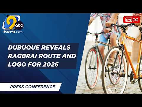 Dubuque Reveals Route And Logo For 2026 RAGBRAI