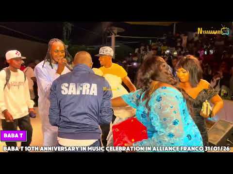 Baba T 10th Anniversary In Music Concert Alliance Franco Kombo 31 01 26