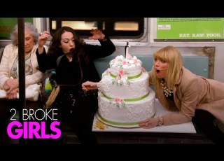  Caroline Punches A Hole Through Max S 1 500 Cake 2 Broke Girls