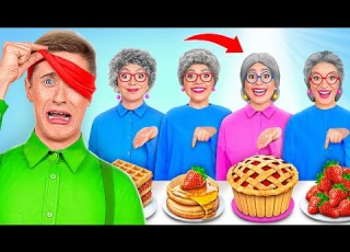 يحاول أن يجد له الجدة معصوب العينين التحدي Multi DO Challenge
