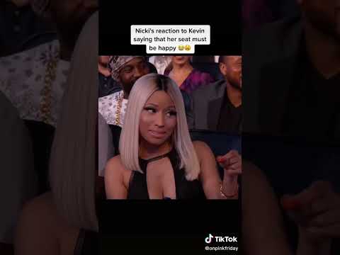 Nicki S Reaction To Kevin Hart Saying That Her Seat Must Be Happy Shorts