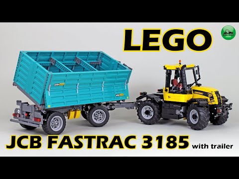 JCB Fastrac 3185 Oehler ZDK 180 In Lego Version By Eric Trax