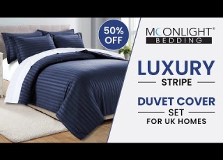 Stripe Your Bed With Style Luxury Stripe Duvet Cover Set For UK Homes