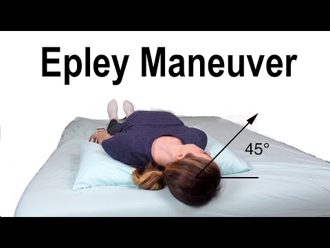 Epley Maneuver To Treat BPPV Dizziness