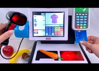 Toy Asmr American Cash Register PlaySet ASMR Satisfying With Unboxing No Talking Review Toys