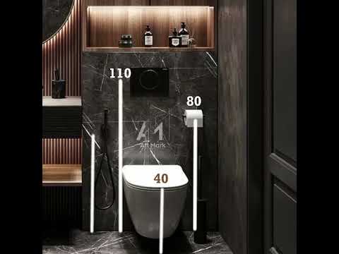 مقاسات اكسسوارات الحمام 2 Artmark ديكور تشطيبات ديكورمنزلي تشطيبات ديكورات ديكورات حديثة