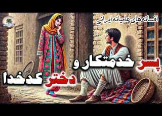 جوان نوکری که عاشق دختر کدخدا شده بود افسانه های عامیانه ایرانی داستان فارسی