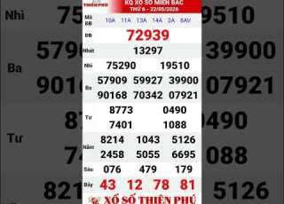 Northern Lottery Results For Friday May 22 2026 Weekly Friday XSMB