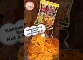 Korean Cheesy Ramen Hot Spicy Challenge Koreanramen Shorts Hemzztastytales