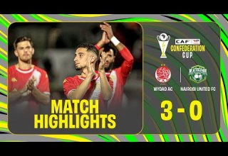HIGHLIGHTS Wydad AC Nairobi United FC Matchday 1 2025 26 TotalEnergiesCAFCC