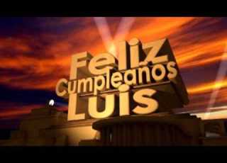  Feliz Cumpleaños Luis