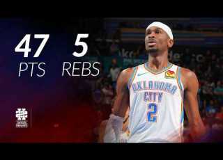 Shai Gilgeous Alexander 47 Pts 5 Rebs 3 Asts Vs Pistons 25 26 Season