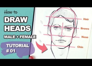  THIS REALLY WORKS Drawing Heads With The Loomis Method Tutorial 1