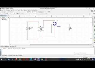  Full Wave Recitifier Circuit عملي الإلكترونيات فرقة أولى