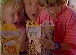  McDonald S Disney S The Jungle Book Happy Meal Tie In Ad 1990