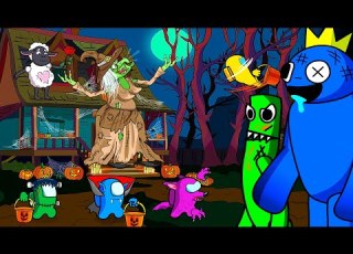  Among Us Halloween Choo Choo Charles X Amanda X Rainbow Friends Toonz Animation