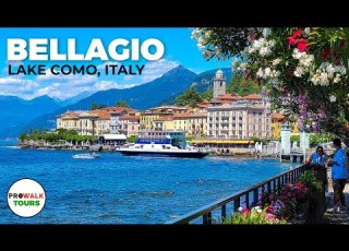 Bellagio Italy Lake Como Walking Tour 4K UHD With Captions