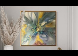  Blinged Out Bloom Sparkly Gemstone Center