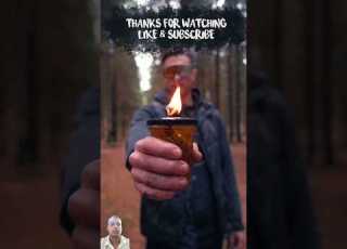 Survive Skill Make A Survival Lamp Fure Diy Make A Lamp Gear Bushcraft Survival Facts Shorts