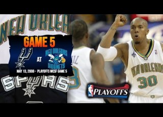  2008 Playoffs WCSF Game 5 San Antonio Spurs At New Orleans Hornets Highlights