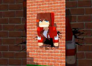 JJ Girl Is STUCK Minecraft Animation Minecraft Memes Shorts