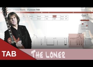  The Loner Gary Moore Guitar Tab