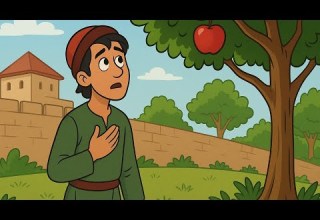 قصة عظيمة لطالب العلم الذي أخذ تفاحة من حديقة بدون علم صاحبها شاهدو ماذا حدث معه