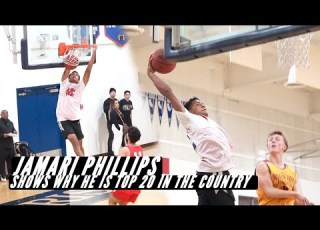 Jamari Phillips Shows Why He Is Top 20 2024 In The Country In PreSeason Scrimmage