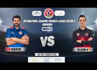 Hong Kong VS Belgium Match 6 International Diamond Premier League Edition 3 LIVE