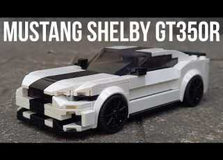  LEGO Shelby GT350R MOC With Openable Hood Tutorial