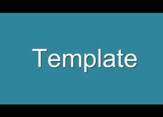 Template Video