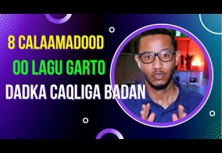 8 Calaamadood Oo Lagu Garto Dadk Caqliga Badan