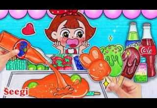 Paper DIY 1000 Perfect Desserts Mukbang Compilation Seegi Stop Motion Paper ASMR 