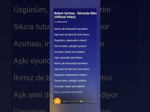 Bülent Serttaş İkimizde Bilemedik Lyrics Live Trending