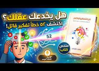 52 خطأ في التفكير تدم ر حياتك دون أن تشعر ملخص كتاب فن التفكير الواضح
