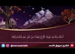 فلما قضى موسى الأجل وسار بأهله فجر الجمعة ٢٦ ١ ١٤٤٣ هـ القارئ مرزوق الأحمد سورة القصص