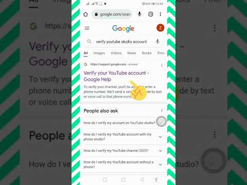 Verify Youtube Studio Account