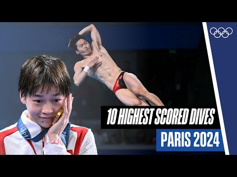 10 Highest Scored Dives At Paris2024 Top Moments