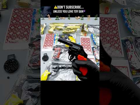 Loud Cap Gun Test Red Grip Toy Revolver Fires Explosive Ring Shots