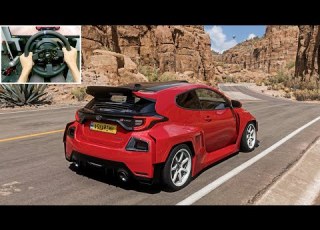 600HP Toyota GR Yaris Forza Horizon 5 Thrustmaster T300RS Gameplay