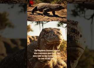 Megalania Extinct Species