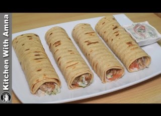 Turkish Kabab Roll Recipe With Turkish Sauce By Kitchen With Amna