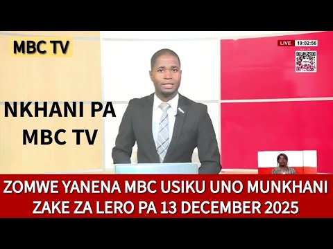 WHAT MBC TELEVISION SAID TONIGHT ON 13 DECEMBER 25 WHAT MBC TELEVISION SAID TONIGHT ON 13 DECEMBER 25