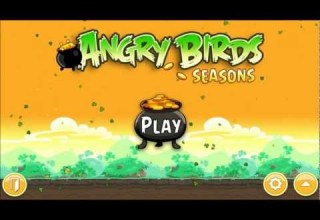 Go Green Get Lucky Theme Angry Birds Seasons 2011