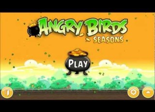 Go Green Get Lucky Theme Angry Birds Seasons 2011